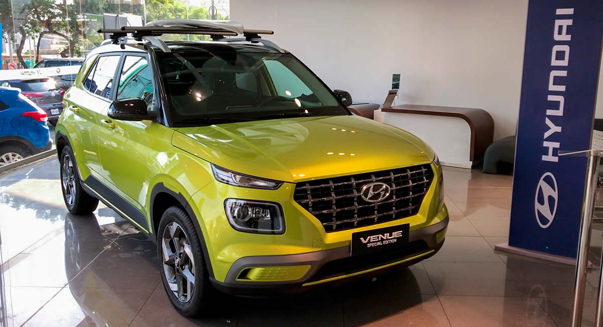 El valor de la nueva Hyundai Venue Quiksilver es USD 19,190.