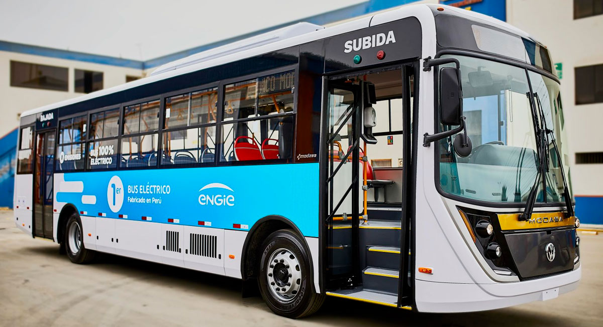 Bus 100% eléctrico hecho en Perú, modelo ETitán,