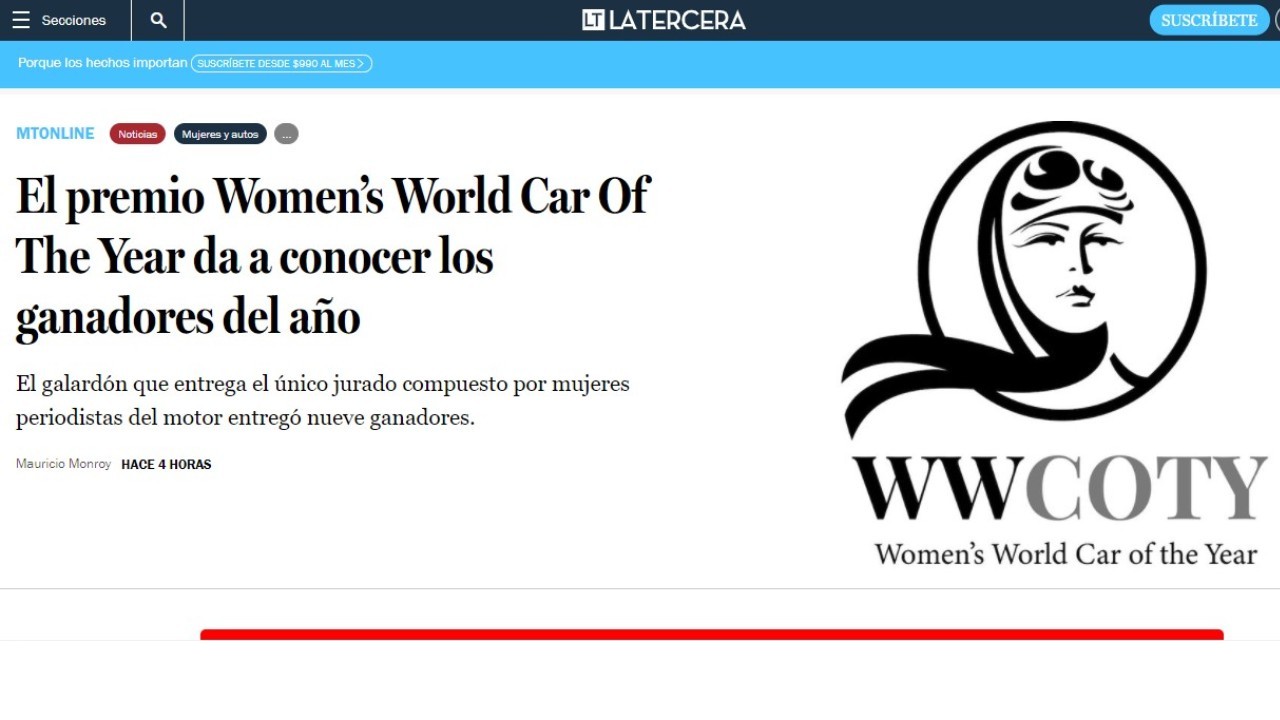 Sobre elección del WWCOTY