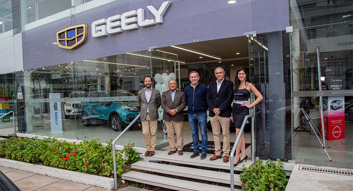 Geely inaugura nueva tienda en Arequipa en alianza con el concesionario Incamotors