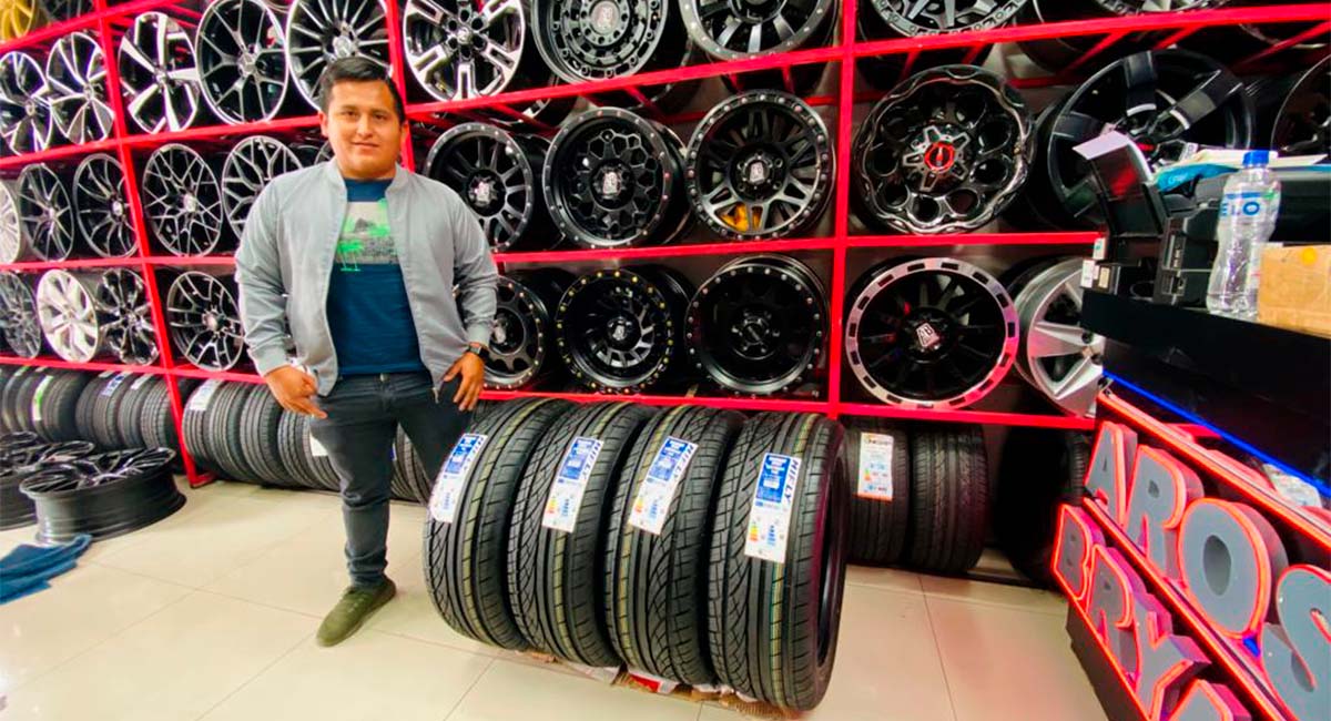 Junior Pilco es el ganador del juego de neumáticos Hifly