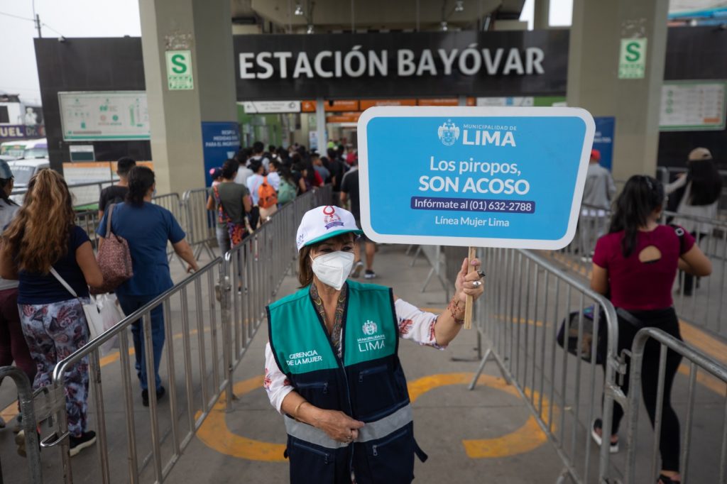Municipalidad de Lima continúa campaña “¡No estás Sola!” #Queremos Respeto en el transporte 