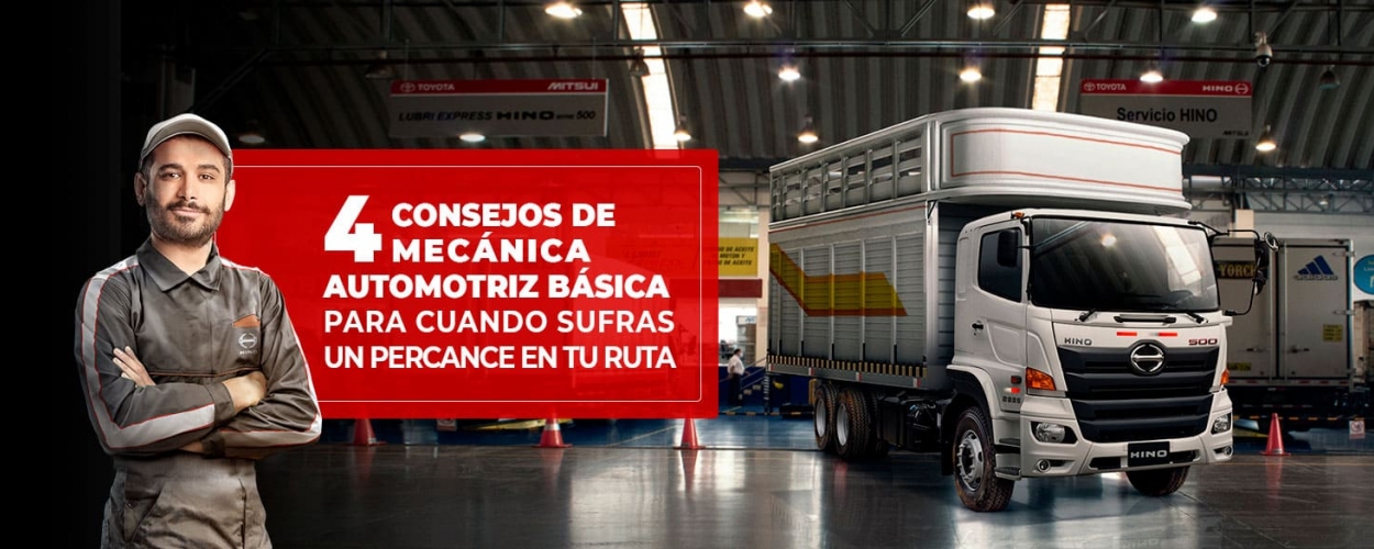 Hino Perú brinda consejos de mecánica automotriz básica para rutas largas