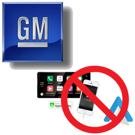 GM LE DICE ADIÓS A APPLE CAR PLAY Y ANDROID AUTO