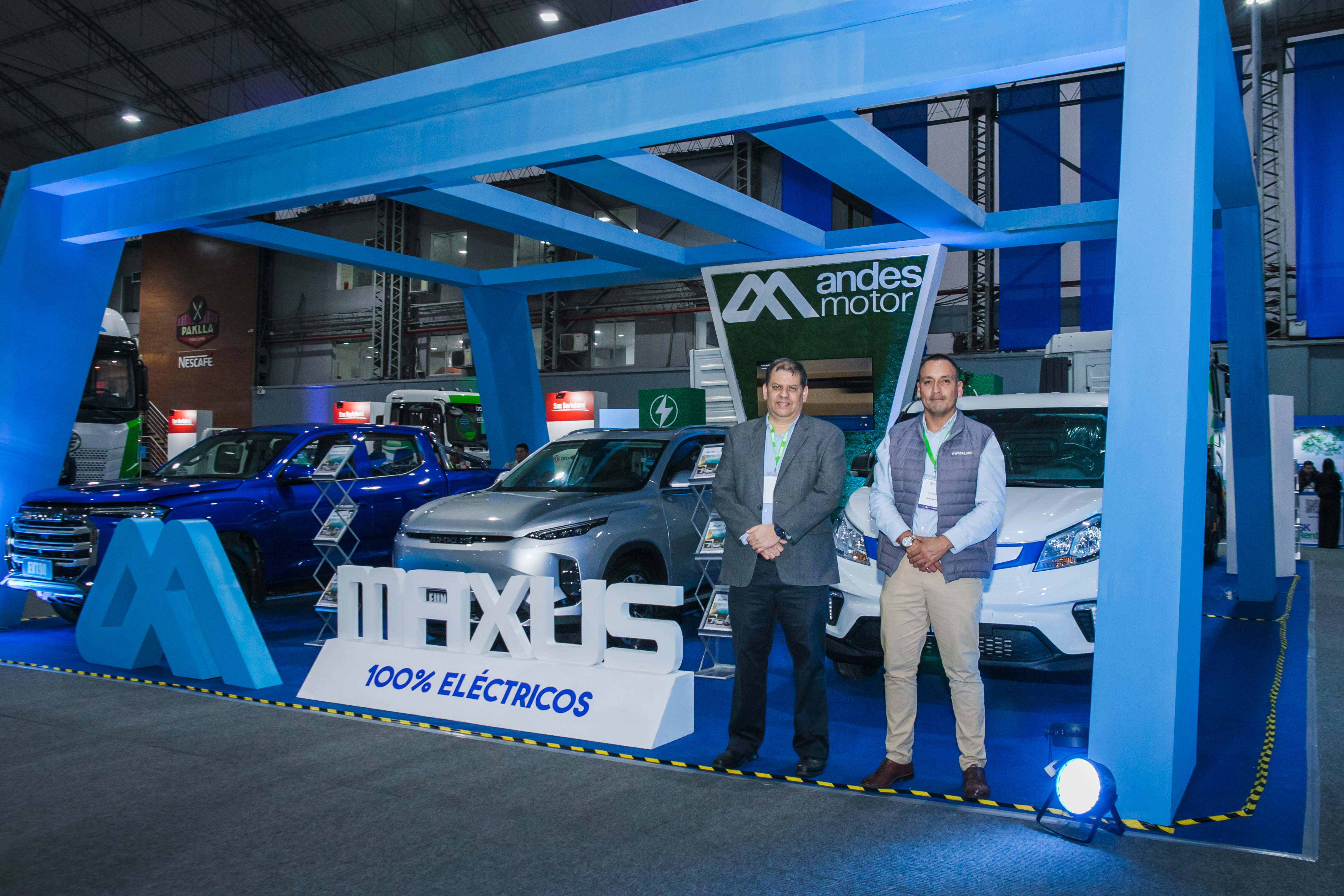 Andes Motor impulsa la eco-movilidad con Maxus, Sitrak e Iveco